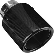 Nasadka tuning na rurę wydechową, stal + włókno węglowe, nowa