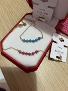 Złota bransoletka z koralikami