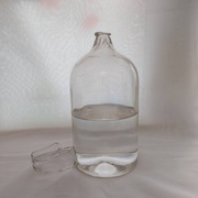 1920 r., poidełko dla ptaków, szkło dmuchane, szkło optyczne, unikat