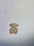 Kolczyk Tous różowe złoto i diamenty