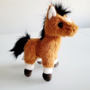 Pluszowy konik / kucyk, maskotka - brązowa – NOWA