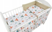 Pościel niemowlęca 120/90 + ochraniacz do łóżeczka 