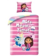 Pościel Niemowlęca bawełniana 100x135 Koci Domek Gabi