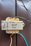 TR4 TRANSFORMATOR 12,4V  4W 0,3A 