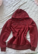Bordowa bluza z napisem NICCE marki Madmext