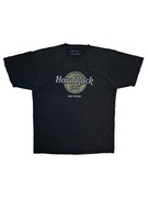 Piękna Koszulka Hard Rock Cafe nadruk styl retro vintage y2k boxy opium