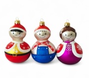 Bombki choinkowe BOLEK LOLEK I TOLA szklane bajkowe figurki na choinkę