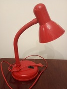 Lampka metalowa czerwona PRL