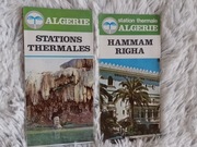 Algerie stations thermales 2 stare mapy informatory przewodniki