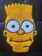 Dywanik "Bart Simpson" ( 60x39 cm) handmade