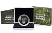 Gorilla Silverback Goryl Color Congo 1oz Ag 2016