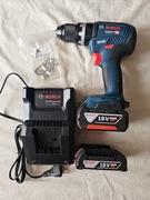 NOWY ZESTAW Bosch GSB 18V-55 Wiertarko-wkrętarka 18 V 4ah 2ah Ładowarka