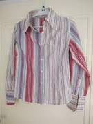 Bluzka z długim rękawem w paski