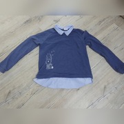 SINSAY bluza bawełniana z kołnierzykiem roz. L