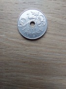 Norwegia 1 krone 2001 znak JJE; stan -I/+II