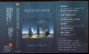 KRZYSZTOF POPEK - LETTERS AND LEAVES 