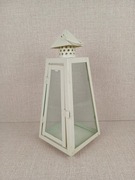 Lampion Latarnia Świecznik ogrodowy na świece podgrzewacze lampki solarne