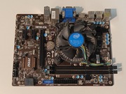 płyta główna MSI H81M-E34 z procesorem i3