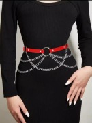 Harness,Pasek z łańcuszkiem 