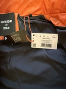 Superdry Długi puchowy płaszcz z mat. wzmocnionego dodatkowym włóknem