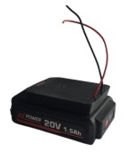 Adapter z przewodami do Ferm AX Power 20V halogen Action 