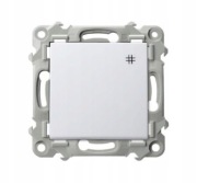 ŁĄCZNIK KRZYŻOWY POJEDYNCZY OSPEL SZAFIR ŁP-4Z/m/00 BIAŁY 2603