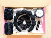 Zestaw prezentowy kosz box 0spa opaska kosmetyczna świeca perfumetka 