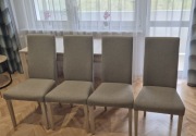 Komplet czterech krzeseł do jadalni/salonu, 47x100x60