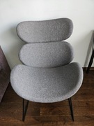 Fotel Cazar szary loftowy