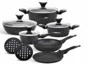 Zestaw garnków KlönBerg PREMIUM – 12 elementów.