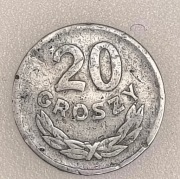 20 groszy 1957 rok jeden z najrzadszych roczników 