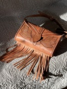 Handmade: Skórzana listonoszka z Meksyku w stylu vintage