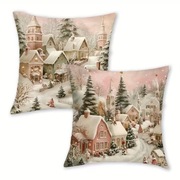 Zestaw 2-uch poszewek Bożonarodzeniowych