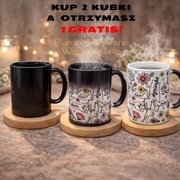 KUBEK NA DZIEŃ BABCI DZIADKA PREZENT jedna dorosła dłoń+ do 6 małych rączek