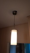 Lampa sufitowa klosz szklany żarówka E27