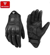 SKÓRZANE RĘKAWICE NA MOTOCYKL MOTOWOLF DOTYKOWE XL