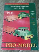 Model kartonowy Lokomotywa spalinowa serii SM 03