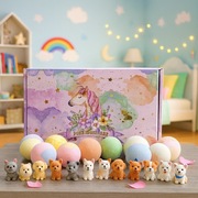 Zestaw prezentowy pudełko z bombami do kąpieli z niespodzianką w środku 