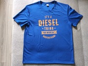 Koszulka męska r.M niebieska