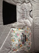 Crop top oraz top 146 H&M