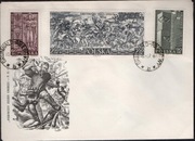 FDC,1030-1032,Grunwald datownik  Pole bitwy