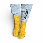 Super ładne Handmade kapcie botki z wełną