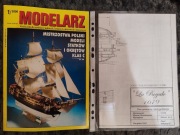 Modelarz 1/2000 (+plany Żaglowiec/Galeasa "La Royale" cz.2)