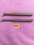 206. Zestaw 2 noży tokarskich wytaczaków stal szybkotnąca 10x10mm