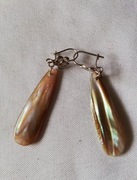 kolczyki damskie biżuteria z epoki PRLu 