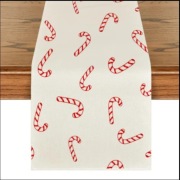 Bieżnik dekoracyjny 33x182 cm – cukrowe laski