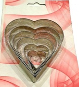 FOREMKI SERDUSZKA 6 WYKRAWACZE PIERNIKÓW CIASTEK