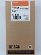 Oryginalny tusz Epson T653A Orange 200m