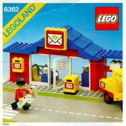 KLOCKI LEGO ZESTAW NR 6362 TOWN POCZTA LEGOLAND UNIKAT MAKIETA !!