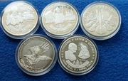 Zestawik 5 monet zbioru po kolekcjonerze